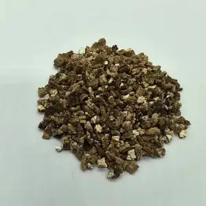 Prix de gros d'usine par tonne de vermiculite brute en poudre Chine vermiculite en vrac pour matériaux de construction