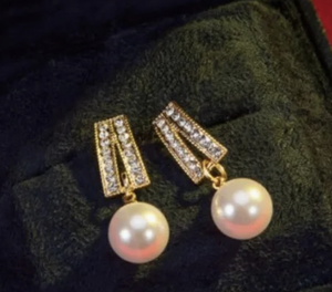 Boucles d'oreilles pendantes uniques et élégantes en alliage de zinc argenté, style classique, luxe léger, haut de gamme, pour femme, tendance influenceur, passe-partout - Product Image 4