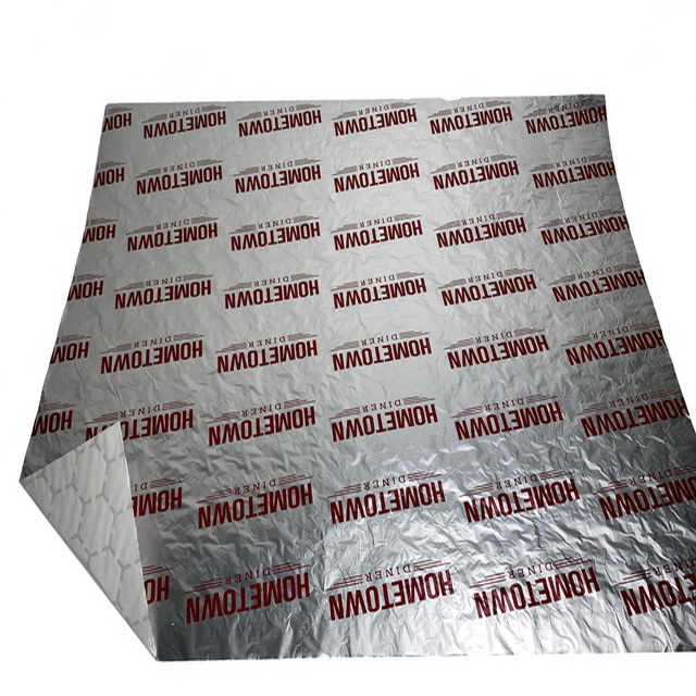 Предварительно вырезанная оберточная бумага для гамбургеров, алюминиевая фольга и выдвижные листы фольги