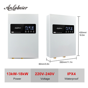 Calentador de Agua Eléctrico Instantáneo de Doble Cámara, 13kW, 220V, IPX4 Impermeable, ELCB, Agua Caliente Ilimitada para Baño, Ducha y Hogar - Product Image 3