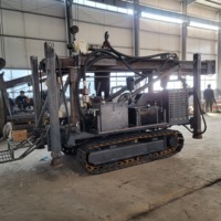 Machine hydraulique portative de plate-forme de forage de puits d'eau XY-3 perceuse de chenille au Sénégal composants de noyau de pompe à boue comprenant le moteur