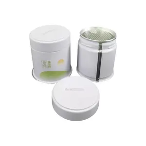 Kim loại 60 73 <span class=keywords><strong>Series</strong></span> vòng kín Canister Matcha trà cà phê tin có thể - Product Image 1