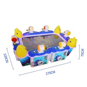 BH Machine de jeu de pêche à monnayeur pour six joueurs, en plastique et métal, écran HD de 55 pouces, lumières clignotantes, 110/220V, garantie 1 an - Product Image 2