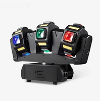 Projecteur de scène 3 têtes à laser 300 RGBW avec effet stroboscopique DMX512 et activation sonore pour KTV, discothèque et soirée
