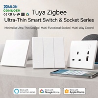 Produits et appareils pour maison intelligente Tuya Zigbee Wifi : interrupteurs et prises lumineuses, prises intelligentes standard EU/US/UK