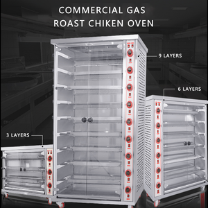 Rôtissoire de poulet à gaz commerciale pour restaurant - Product Image 2