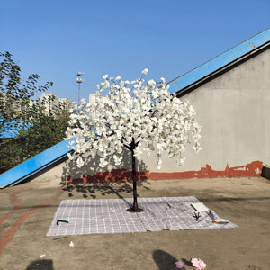 Árbol decorativo <span class=keywords><strong>de</strong></span> bonsái <span class=keywords><strong>de</strong></span> flor <span class=keywords><strong>de</strong></span> <span class=keywords><strong>cerezo</strong></span> iluminado japonés <span class=keywords><strong>de</strong></span> plástico falso artificial grande para exteriores - Product Image 3