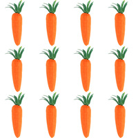 Ornements de carottes en mousse mignons pour Pâques, décorations de fête, fournitures de fête, décorations de maison pour les fêtes