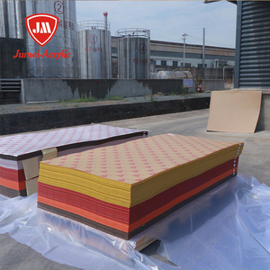 Jumei trực tuyến bán buôn Nhà cung cấp tấm rõ ràng Acryl 2 màu Tri màu acrylic Sheets laserable - Product Image 5