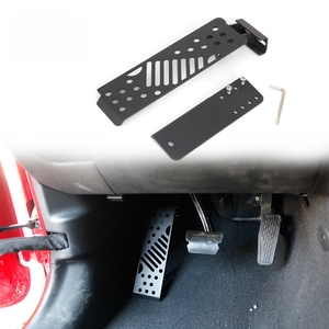 Reposapiés izquierdo Sdesi Pedal muerto Traje lateral del conductor ajustable para Jeep Wrangler JL 2018 + Panel de patada del reposapiés izquierdo - Product Image 2