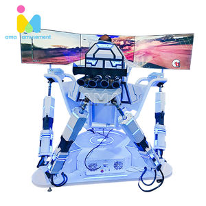 Simulator Mengemudi Mobil Layar Tiga 4D 6D <span class=keywords><strong>Motion</strong></span> Entertainment, Mesin Game Balap Tiga Layar - Product Image 5