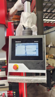 Presse plieuse CNC 160 tonnes/3200 mm 4+1 axes avec contrôleur Delem DA53T, programmation 2D
