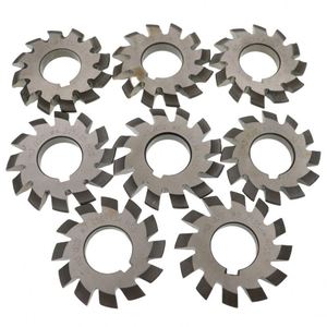 8PCS Set NO.1-NO.8 M1 M2 M3 M4 M5 M6 M8 PA20 Degrees CNC HSS Module <strong>Gear</strong> Milling Cutter Involute <strong>Gear</strong> <strong>Cutting</strong> <strong>Tools</strong> - Product Image 5