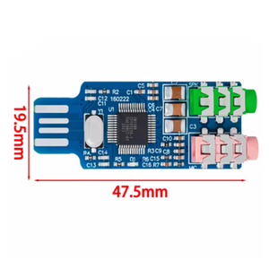 Drive Free <b>USB</b> Sound Card, Computer External Sound Card Module, Laptop Sound Card CM108 <b>USB</b> Sound Card Chip - Product Image 5