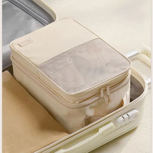 Toptan yeni stil yenilenebilir su itici kalınlaşmış kumaş ayakkabı saklama çantası Modern tasarım seyahat paketi üç çift ayakkabı - Product Image 6