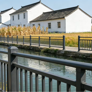 Barrière de sécurité routière en acier galvanisé, garde-corps piétonnier, barrières de circulation, qualité ingénieur, réfléchissant pour la sécurité routière, rivière urbaine - Product Image 1