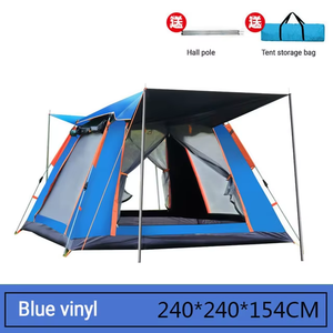 Tente de camping automatique pliable pour grande famille, légère, imperméable, en Oxford 210D, pour la randonnée en plein air - Product Image 2