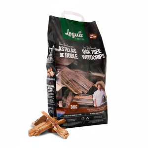 เศษไม้โอ๊คคุณภาพสูง เป็นมิตรกับสิ่งแวดล้อม สำหรับทำบาร์บีคิว รุ่น 4606J ผลิตในสเปน บรรจุถุง 3 กก. ขายส่ง - Product Image 2