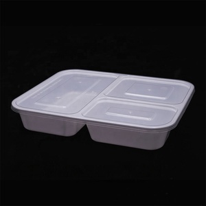 Lò vi sóng an toàn sinh thái thân thiện với lò vi sóng an toàn thực phẩm lưu trữ với nắp nhựa dùng một lần thực phẩm container Bento bữa ăn trưa Box với nắp - Product Image 5