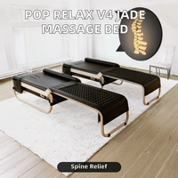 Table de massage pliable électrique coréenne V3 V4 pour la chiropratique, les soins de la colonne vertébrale, la thérapie par infrarouge et le soulagement de la douleur
