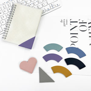 Marque-<span class=keywords><strong>pages</strong></span> d'angle en cuir pour femmes, cadeaux pour les amoureuses des livres, accessoires de lecture, marque-<span class=keywords><strong>pages</strong></span> d'angle, remerciement pour les enseignants - Product Image 2