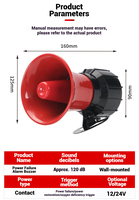 Supersiren XP-82 Factory Wholesale Three-Phase Power Failure Alarm 220V 120dB Horn CE Certified Easy Installation Livestock