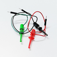 Pinces de test sans soudure pour circuits, avec fils en silicone de 5 couleurs, idéales pour les tests à faible courant et les projets DIY