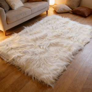 Muestra de Soporte para Ventas al por Mayor de Fábrica China: Alfombra de Pelo Largo de Piel de Cabra, Piel de Oveja Cruda Auténtica, Placa de Piel de Oveja de Pelo Largo, Alfombra de Pelo de Cabra - Product Image 5