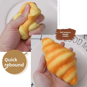Food Play House Simulation Bread Stress-Relief Prop Squeeze Toy PU Window Display Decoration Photography Slow-<b>Rebound</b> QF - Product Image 4