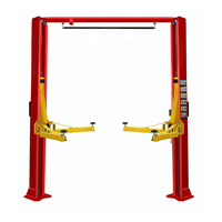 Yüksek Kaliteli İki Kolonlu Şeffaf Tabanlı Hidrolik Araç Kaldırıcı, 1800mm Kaldırma Yüksekliği, 2.2KW Motor, Çoklu Voltaj, 2 Yıl Garanti