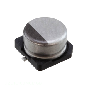 Condensateur SMD à montage en surface 10 uF UZD1C100MCL1GB CAP ALUM 10UF 20% 16V - Distributeur agréé - Product Image 1