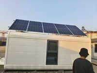 Maison conteneur modulaire mobile de 20 pieds et 40 pieds avec panneau solaire, pour appartement et hôtel, design moderne, structure en acier