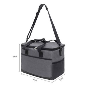 Grand sac isotherme portable souple, sacs isothermes étanches pliables pour pique-nique, plage, camping, nourriture, boissons, voyages - Product Image 1