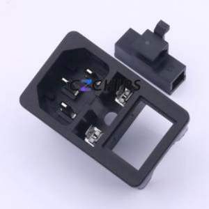 DB-14-F4-2.0 AC Power Connector Through hole Component (THT) Connector IEC 320-C14 1 3 Panel Mount - Product Image 2
