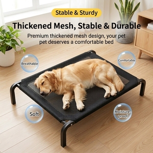 Dog <strong>Cot</strong> <strong>Small</strong>/Medium/Large Breeds; Raised Ground Waterproof Breathable Nylon; All Seasons Use; Easy Disassemble Bed; Machine - Product Image 2