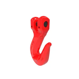 High Quality Hook Shenli Rigging G80 Alloy Steel Clevis Shortening Hook/clevis Grab Hook With Latch For Chain Lifting
