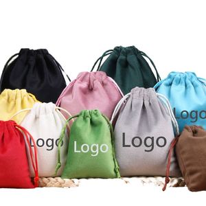 Bolsas de Regalo de Terciopelo Suave, Bolsa para Guardar Dados con Cordón, 5 x 7 Pulgadas, Bolsitas de Terciopelo con Cordón para Joyería - Product Image 2