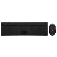 Clavier mécanique LED RGB et souris combo en promotion, 104 touches, filaire USB, ergonomique, étanche, pour le gaming – En stock