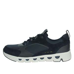 Sneakers da Uomo Geox U46HRA 0FU22 in Tela Blu, Scarpe Trendy - Product Image 1