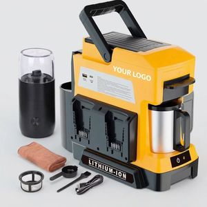 Cafetière sans fil compatible avec les batteries Dewalt 20V MAX, dotée de 3 options de préparation et d'un moulin à café intégré - Product Image 6
