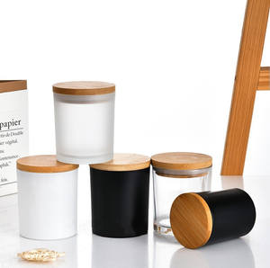 12Oz Hitam Matte Putih Lilin Wadah Pembuluh Darah untuk Membuat Lilin - Product Image 4