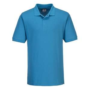PORTWEST-Polo bleu clair Naples B210AQRM-T-SHIRTS ET POLO DE TRAVAIL EAN 5036108356010 - Product Image 1