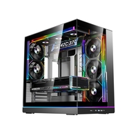 Venta Directa de Fábrica, Caja de PC para Juegos ATX de Torre Media con Vidrio Templado y Construcción de Acero para Uso de Escritorio