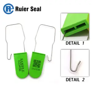 Plastic Bag Padlock Seal REL003 Padlock Seal Bag ABS Padlock Seal With Disposable Safety Plastic Padlock Seals