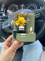 Coffret Cadeau Personnalisé 100% Naturel Longue Durée Diffuseur de Parfum pour Voiture Fleurs Séchées Désodorisant Mini Bouquet Pâques Remise de Diplôme