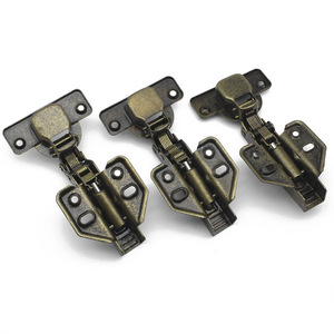 Antique Bronze Furniture <b>Hinge</b> Full Surface <b>Spring</b> <b>Hinge</b> Soft Closing For Wardrobe Doors - Product Image 2