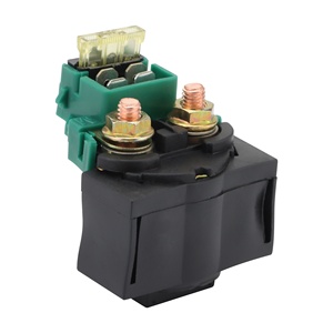 Relé Solenoide de Arranque para Motocicleta GOOFIT, Compatible con EL250 EN500 EX 250 ZX1000 ZX 1100 <span class=keywords><strong>GS500</strong></span> GSXR1100 VT600 CRF150 GL1100 - Product Image 1