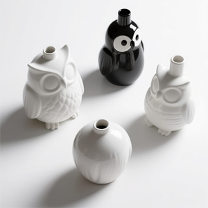 Reposacucharas de Cerámica con Forma de Búho. Diseño 3D Personalizado Pintado a Mano, Mantiene la Cocina y la Encimera Ordenadas Mientras se Cocina, Fácil de Limpiar. - Product Image 3