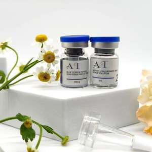 自社ブランドブルー銅ペプチド凍結乾燥粉末セットアンチエイジング & ホワイトニング水和修復血清フェイススキンケア用 - Product Image 2