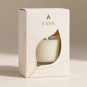 Emballage de bougies avec couvercle magnétique de qualité supérieure, artisanat du papier personnalisé, rehaussement de la marque, emballage haut de gamme, personnalisation en gros - Product Image 6